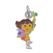 Pendentif 'Dora Exploratrice' en argent 925/1000e - Multicolore - Enfant