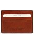 Elégant porte cartes de credit en cuir - Marron (TL141011)