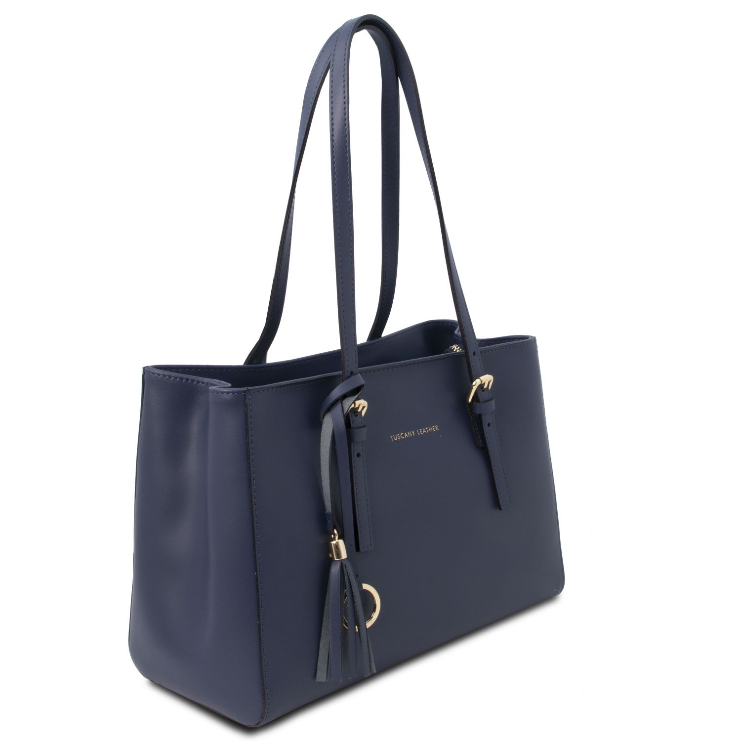 TL Bag - Sac bandoulière en cuir - Bleu foncé (TL142037)