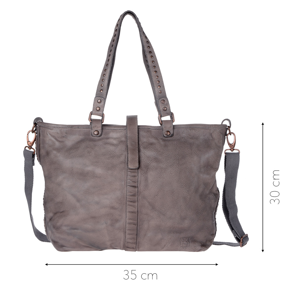 Sac porté épaule - 580-1226 Timeless - Shopper - Gris Stone - Femme